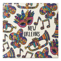 New Orleans Icon Ceramic Tile
