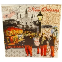New Orleans Theme Plate