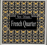 New Orleans French Quarter Lattice Ceramic Tile