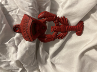 Louisiana Lobster Cast Iron Bottle Opener