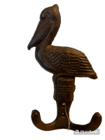 Pelican Cast Iron Coat Hook
